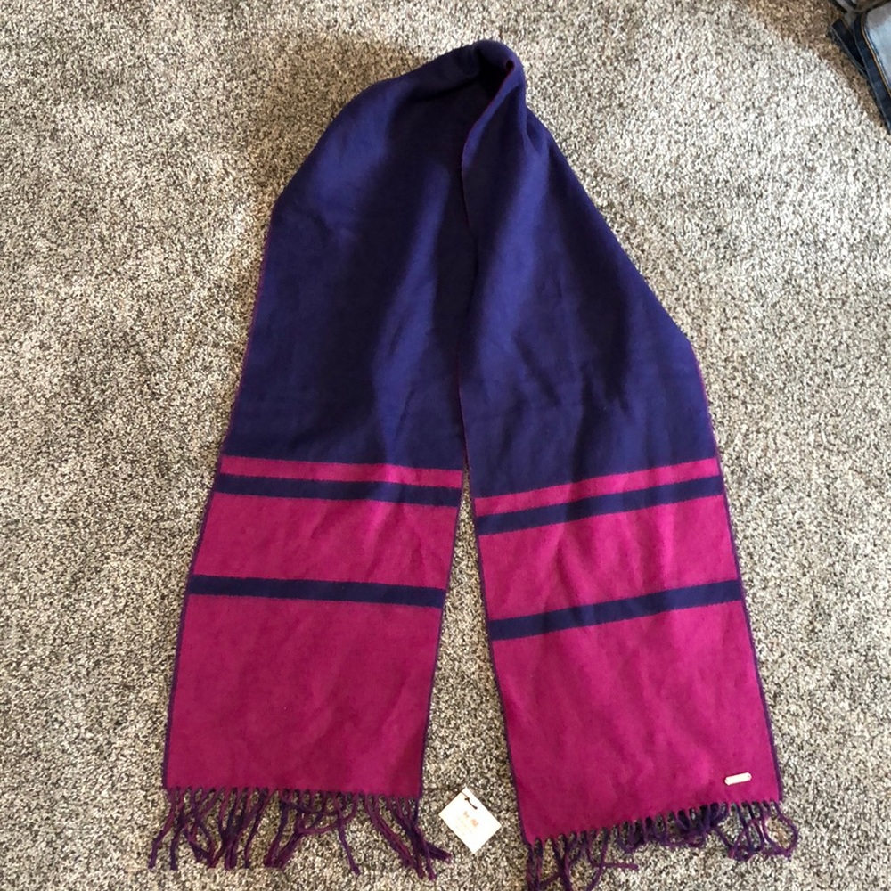 Coach reversible blanket scarf